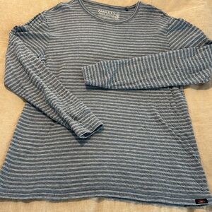 🌅Faherty cloud cotton Striped Long Sleeve Shirt